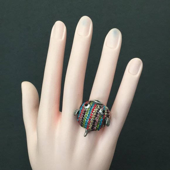 Unique Blow Fish Ring - Picture 1 of 10